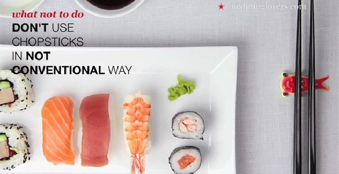 Ăn sushi phải biết các quy tắc này để không bị cho là vô ý và mất lịch sự
