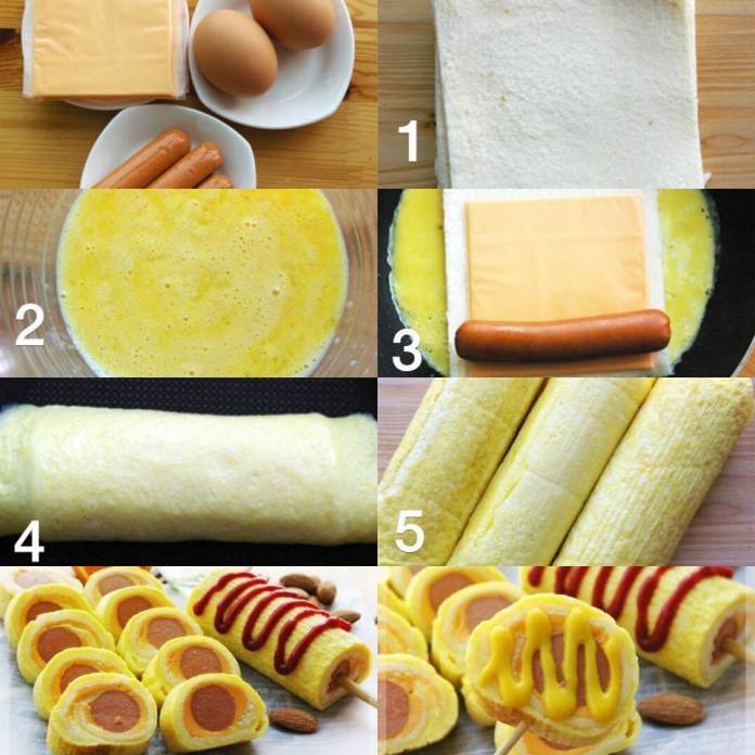 Bánh mỳ cuộn trứng phô mai cực ngon bổ dưỡng mà không hề khó làm