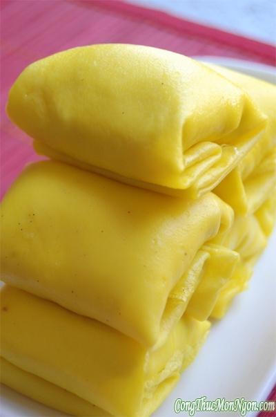 Bánh sầu riêng kem thơm mát