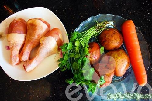 Bí quyết nấu Canh gà hầm khoai tây