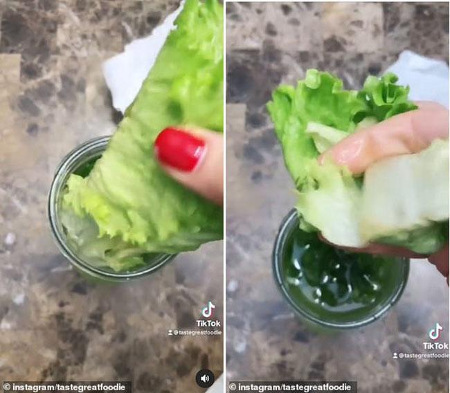 Blogger ẩm thực người Mỹ chia sẻ bí quyết giữ xà lách tươi xanh suốt 1 tháng trong tủ lạnh