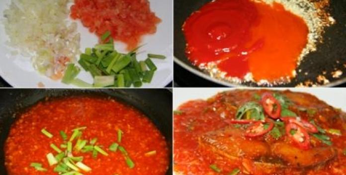 Cá thu sốt dưa, sốt cà chua đơn giản cho bữa cơm ngon miệng