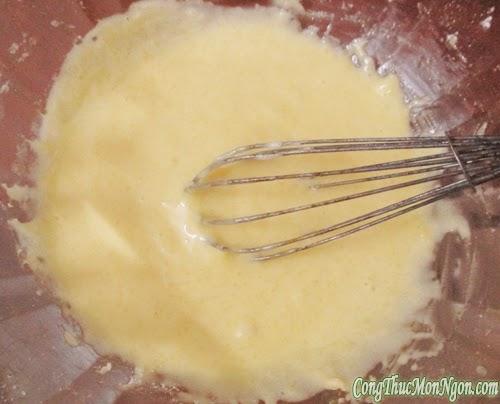 Cách làm bánh gato kem dừa tặng bé