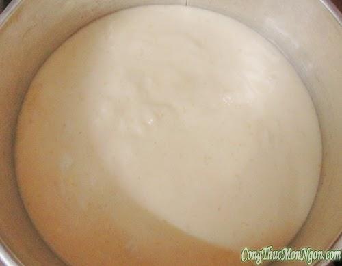 Cách làm bánh gato kem dừa tặng bé