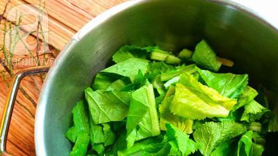 Cách làm món canh cải xanh nấu tôm ngon chuẩn vị