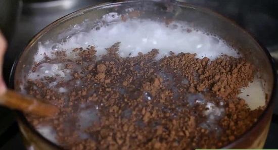 Cách làm món cháo socola của Philippin