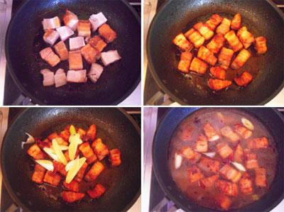 Cách làm món thịt ba chỉ kho củ cải khô rất đưa cơm