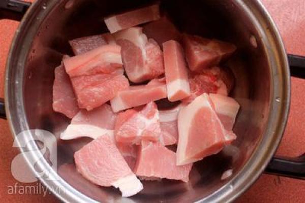 Cách làm món thịt kho su hào, khoai tây mới lạ, thơm ngon