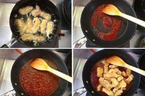 Cách làm món thịt tẩm bột chiên sốt chua ngọt thơm ngon