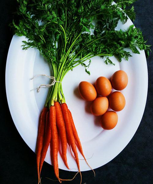 Cách làm món trứng cuộn cà rốt đơn giản mà ngon