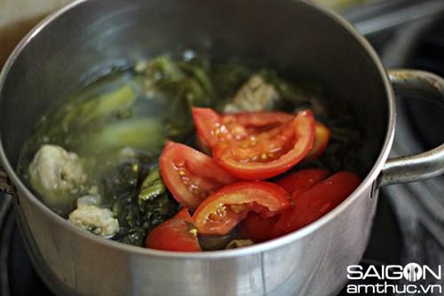 Cách nấu canh dưa cải chua bắp bò thơm ngon khó cưỡng