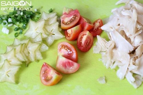 Cách nấu món canh chua tôm nấm mối cực hấp dẫn