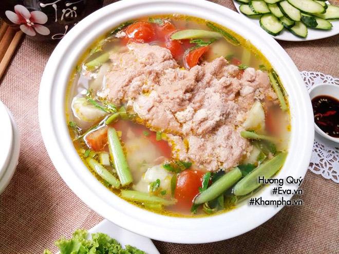 Canh riêu cua khoai sọ, món canh ngon cho ngày nóng