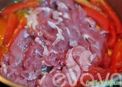 Công thức món bún thịt nấu chua