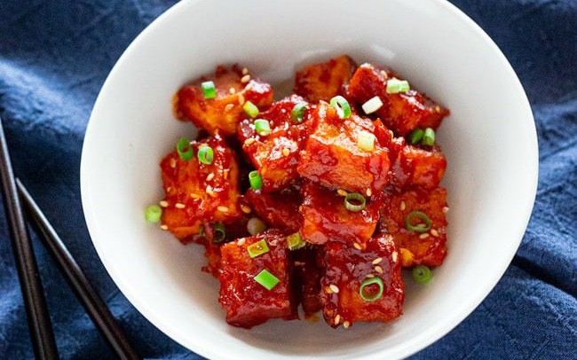 Đâu chỉ người Việt, người Hàn cũng có đậu phụ xốt cà chua ngon lắm đây này!