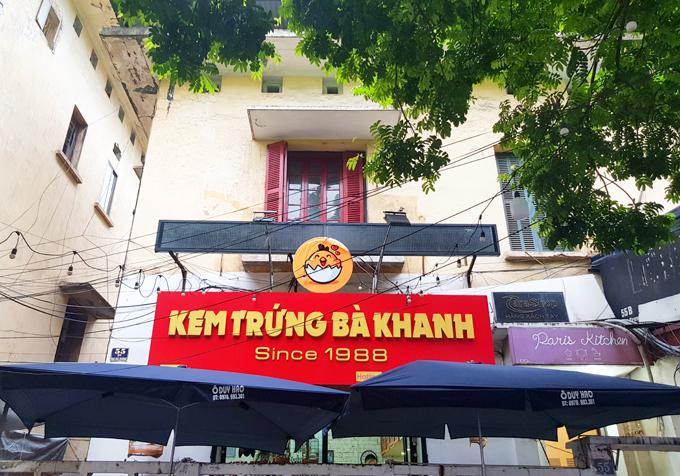 Địa chỉ cuối tuần: quán kem trứng ba thập kỷ ở Hà Nội