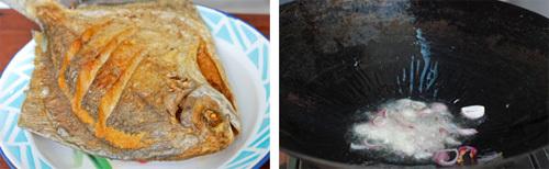 Đổi món với món cá chim xốt xì dầu