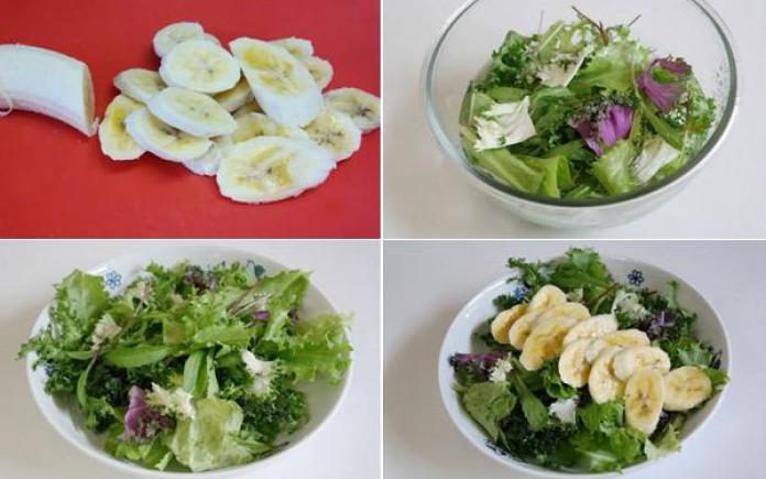 Giảm cân giữ dáng đẹp da với 2 cách làm món salad chuối cực đơn giản