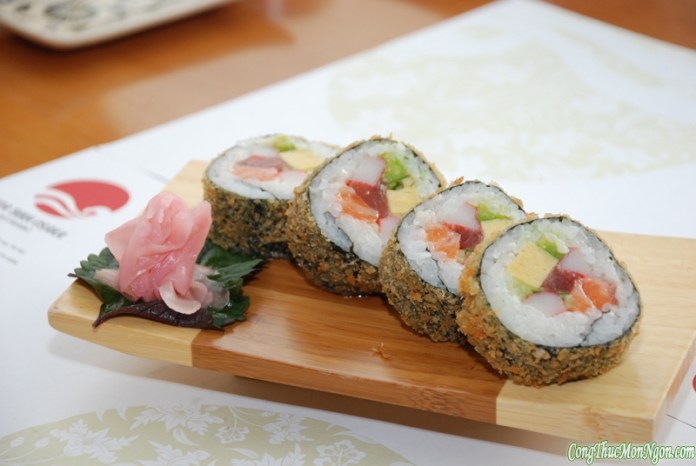 Học cách làm món sushi chiên