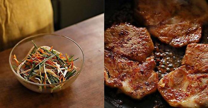Học người Hàn làm món thịt heo áp chảo mềm ngon xuất sắc, ai ăn cũng mê tít