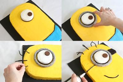 Hướng dẫn trang trí bánh kem hình Minion cực cute!