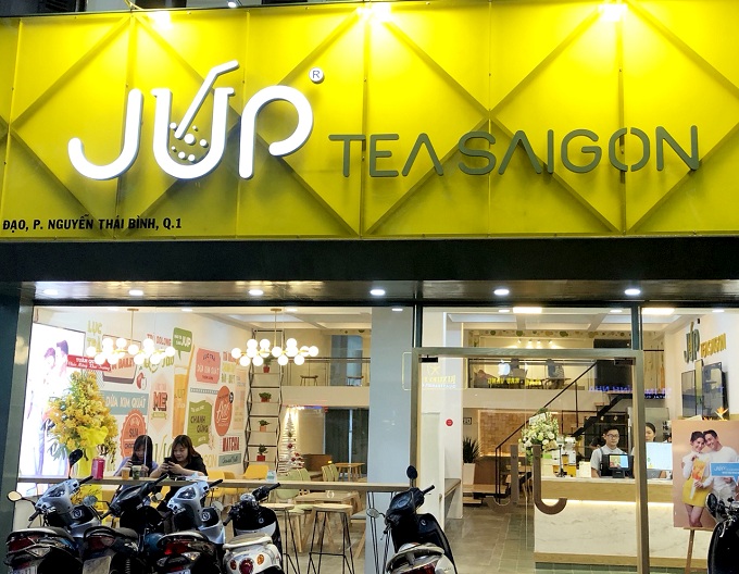 JUP Tea Saigon - điểm hẹn mới cho giới trẻ yêu trà sữa