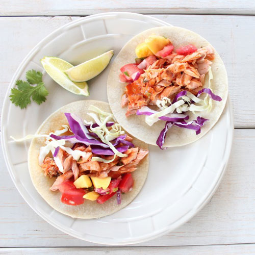 Lạ miệng với tacos cá hồi kiểu Mexico