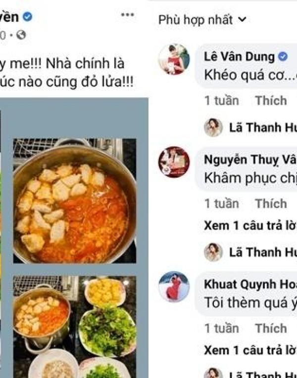 Loạt món ăn ngon nức nở của nữ diễn viên Lã Thanh Huyền khiến dân mạng ứa nước miếng xuýt xoa