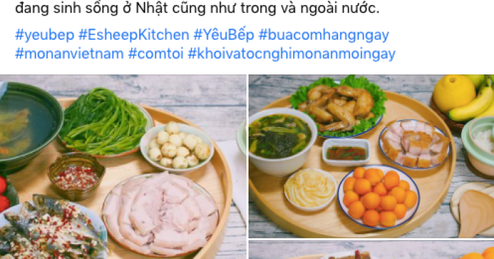 Mẹ Việt ở Nhật chia sẻ mâm cơm nhà tươm tất ngon lành khiến cộng đồng mạng khen ngợi hết lời