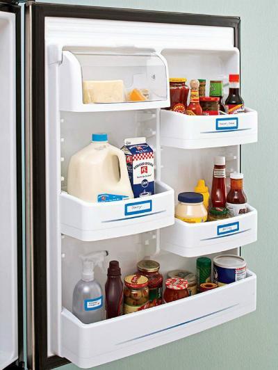 Mẹo xếp đồ để tủ lạnh không còn là bãi chiến trường