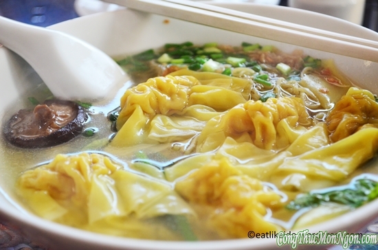 Món ngon cuối tuần: Mỳ vằn thắn sủi cảo Hong Kong