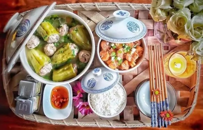 Nấu canh bầu đơn giản, mẹ Việt ở Mỹ làm chị em thốt lên “có cần đẹp vậy không?”