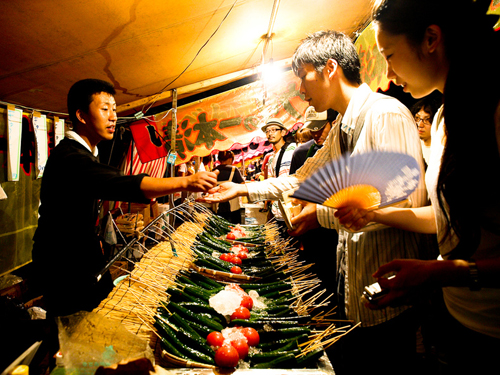 Những món ăn vặt trên đường phố Nhật Bản