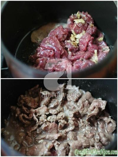 Nộm xoài thịt bò chua giòn hấp dẫn