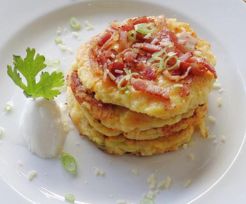 Pancake khoai tây đơn giản cho bữa sáng
