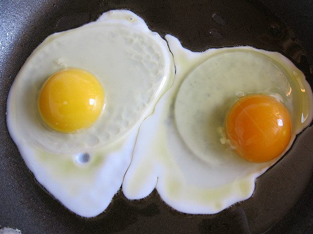 Quả trứng có lòng đỏ sẫm màu khác biệt gì với quả lòng đỏ nhạt?