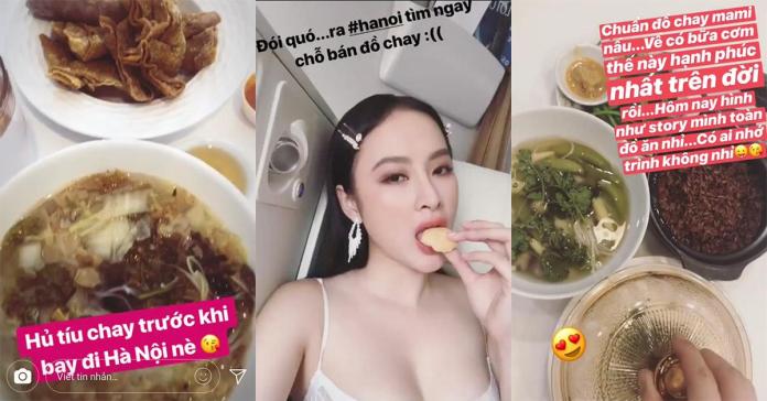Rằm tháng 7 ăn chay kiểu Angela Phương Trinh: Không gắp đồ giả mặn nhưng vẫn ăn trứng gà