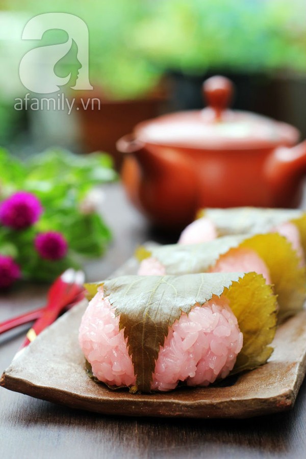 Sakura Mochi - món bánh Trung thu đặc biệt từ nước Nhật