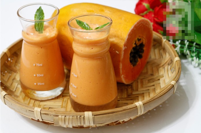 Sinh tố đu đủ sữa chua thơm ngon cực tốt cho sức khỏe