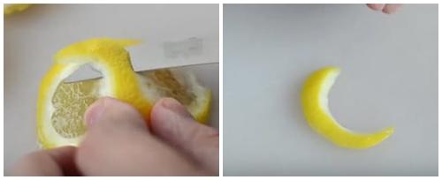 Tạo hình chú chuột bằng quả chanh vàng