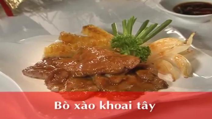 Thịt bò xào khoai tây