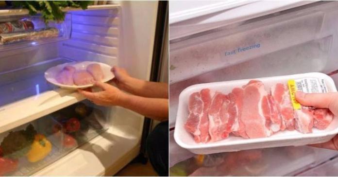 Thịt lợn trữ đông trong tủ lạnh, tuyệt đối không làm điều này khi rã đông kẻo hối không kịp