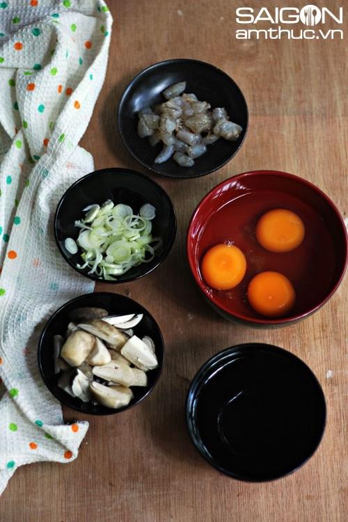 Trứng hấp tôm nấm kiểu Hàn Quốc lạ miệng cực hấp dẫn