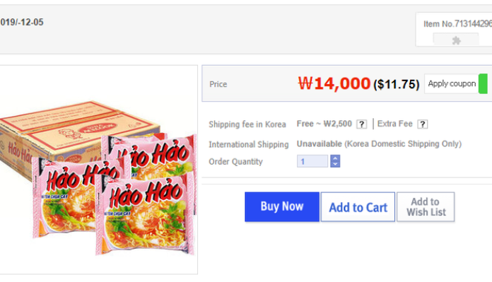 Tưởng không nhiều mà lại nhiều không tưởng, tấp nập các món ăn Việt được bán trên trang online tại đất Hàn