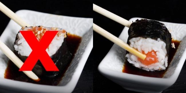 Vào nhà hàng mà mắc những sai lầm này khi ăn sushi thì thật kém sang!