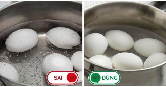 11 sai lầm nấu trứng 