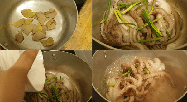 Cách làm bạch tuộc hấp giòn ngon và nước chấm đúng chuẩn