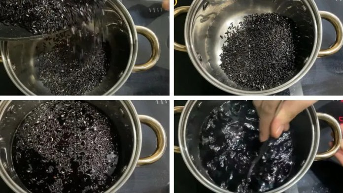 Cách làm sữa gạo lứt đen béo thơm, tốt cho sức khỏe